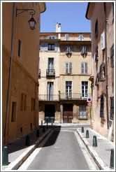 Rue Peyssonnel, looking onto Rue Cardinale.  Quartier Mazarin.
