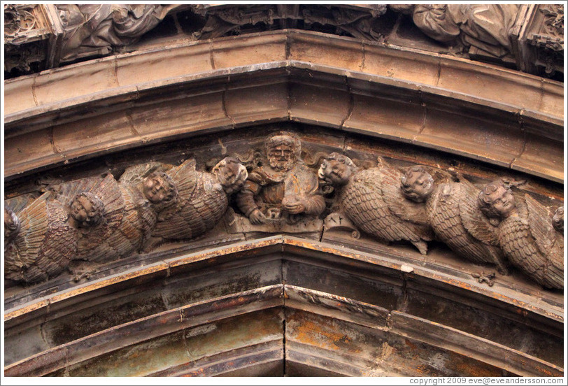 Angels.  Cathedrale St-Sauveur.