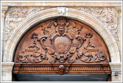 Palais Archiepiscopal (Archbishop's Palace), decorations above door.