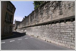 Rue du Rempart du Rh? a street along the 14th century city ramparts.