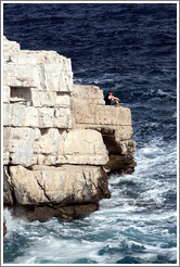 Solitary man.  Calanque de Port-Miou.