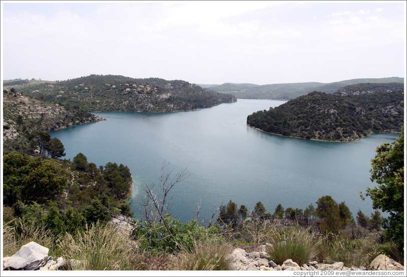 Gorges du Verdon, viewed from the D315 road.