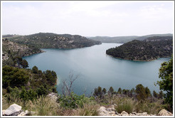 Gorges du Verdon, viewed from the D315 road.