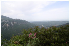 View from the hilltop town of Gourdon.