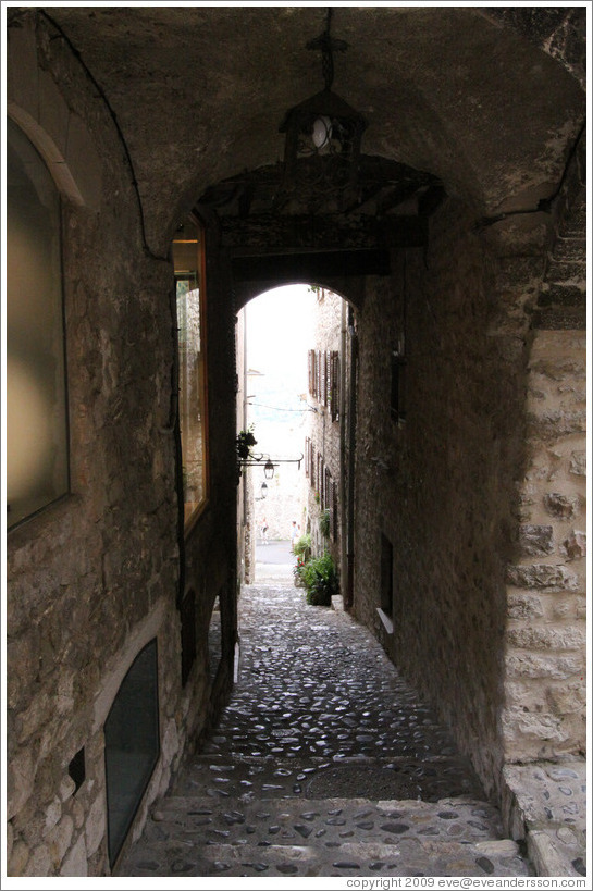 Arch in the village center.