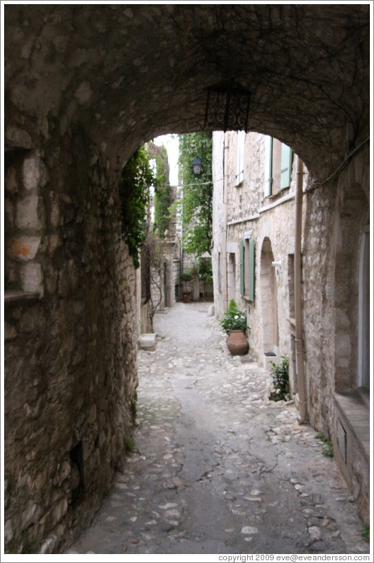 Arch in the village center.