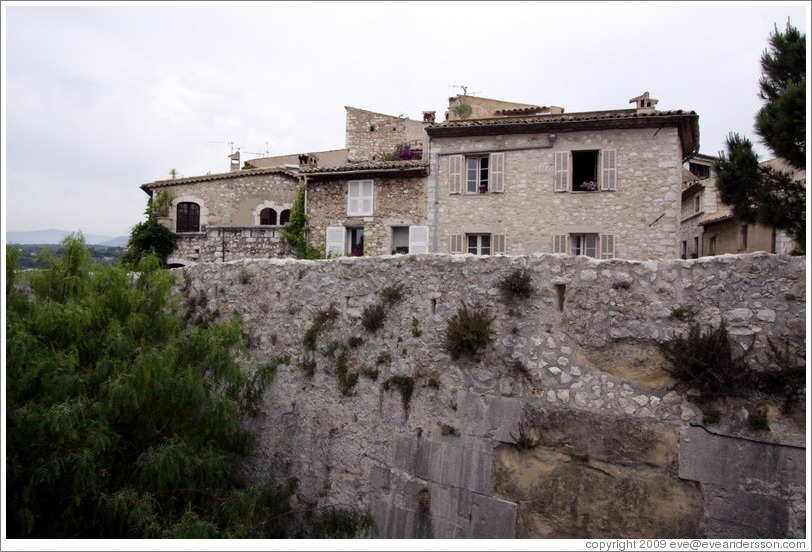 Ramparts and buildings.