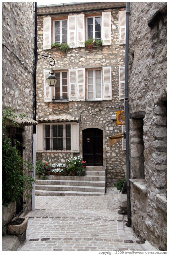 Streets in the village center.