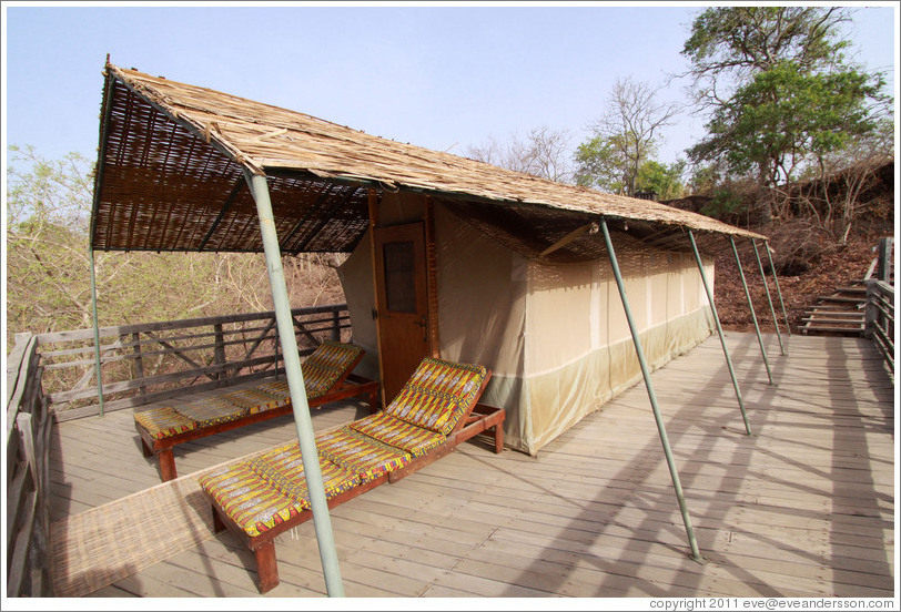 Safari tent.