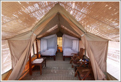 Safari tent.