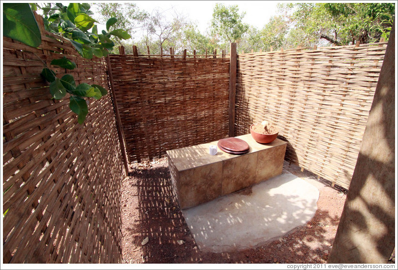 Composting toilet.