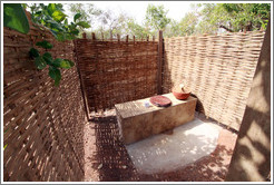 Composting toilet.