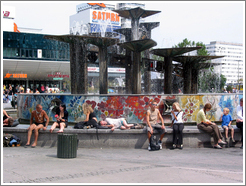 Fountain at Alexanderplatz.