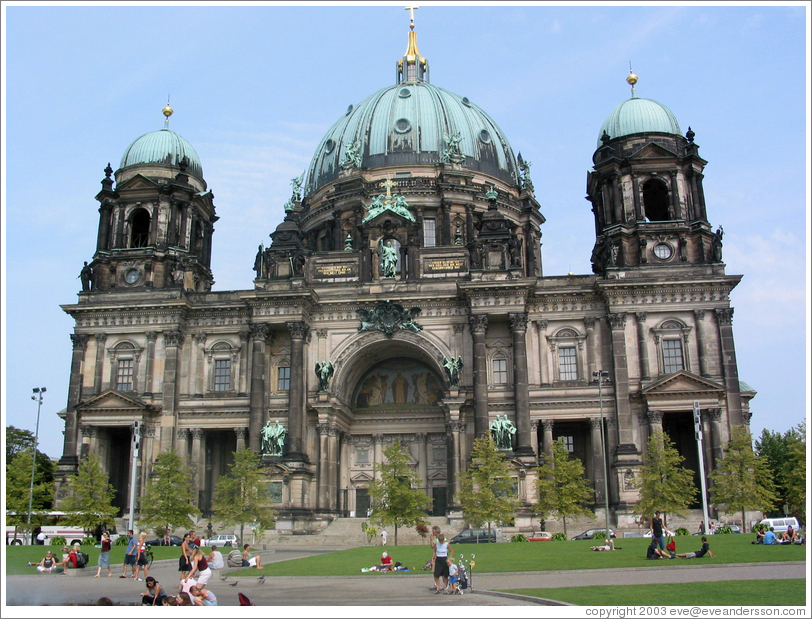 Berliner Dom.  This cathedral was built by Julius and Otto Raschdorff between 1894 and 1905.