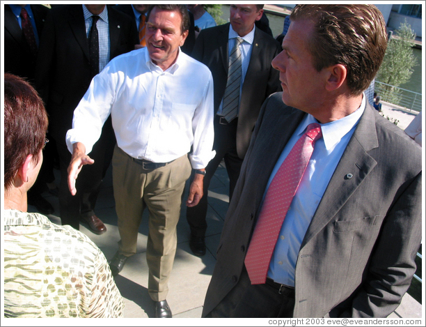 Chancellor Gerhard Schroeder.