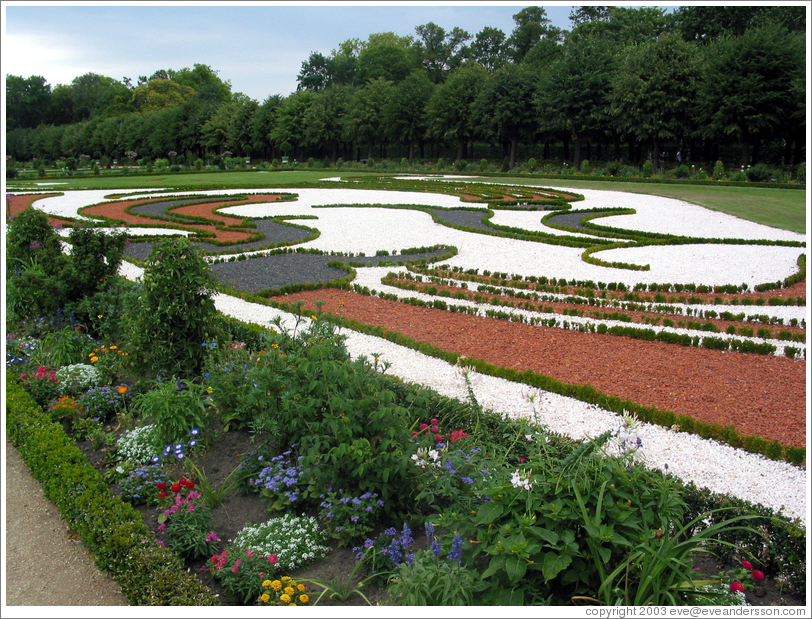 Garden at Charlottenburg Palace.