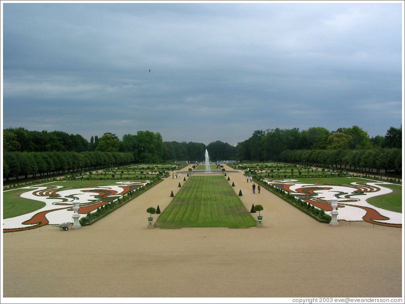 Garden at Charlottenburg Palace.