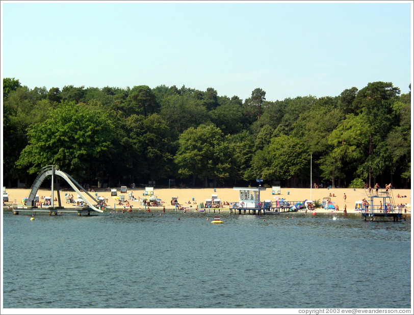 Beach on the Havel River.