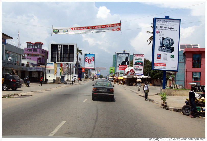 Cantonments Road, Osu district.