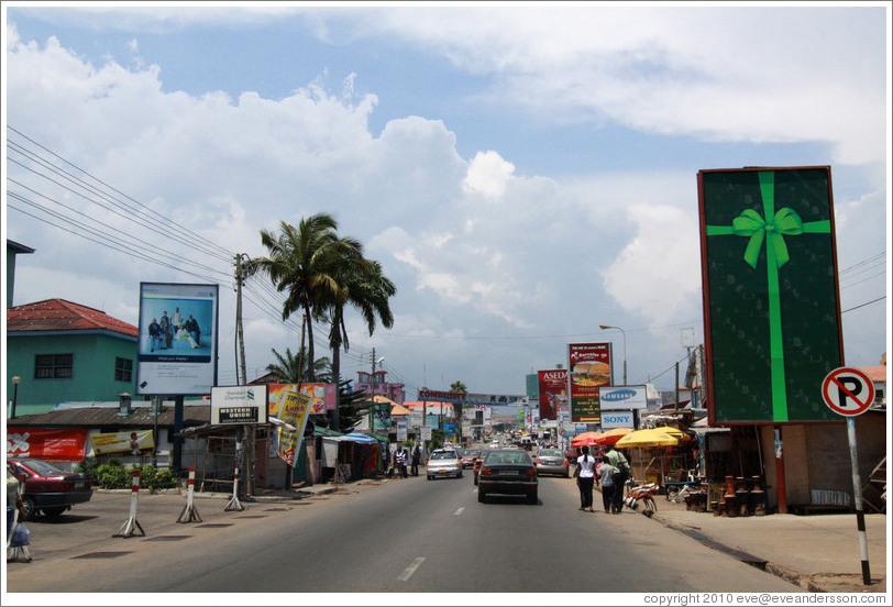 Cantonments Road, Osu district.