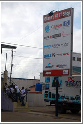 PC Direct billboard, Cantonments Road, Osu district.