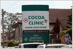Sign for a Cocoa Clinic and Endoscopy / Mammogram Scans.  One of these has 24 hour service.