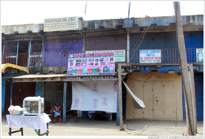 God's Will Enterprise, which sells refrigerator and air conditioner parts.