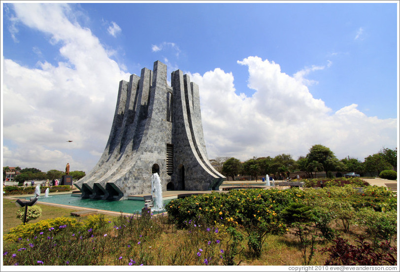 Mausoleum. Kwame Nkrumah Memorial Park.