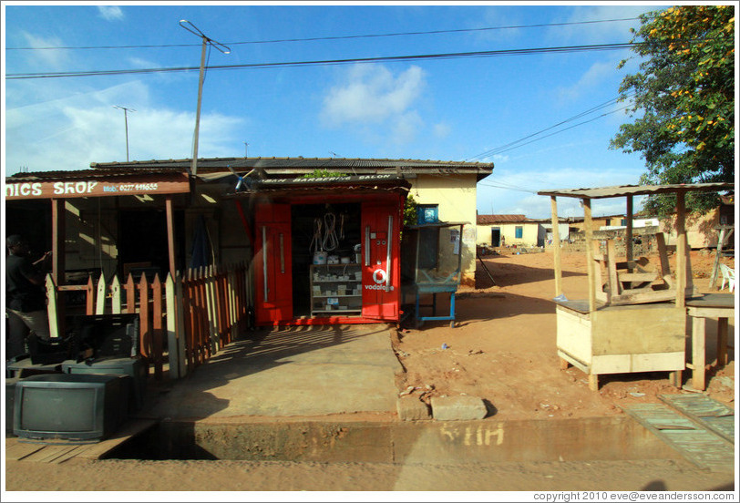 Roadside shop.