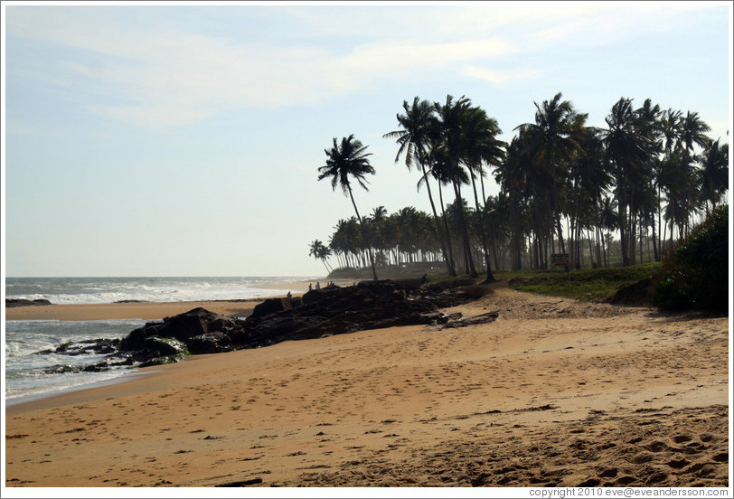 Beach in Elmina.