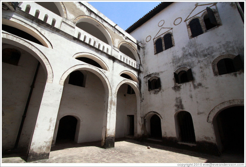 Courtyard, Elmina Castle.