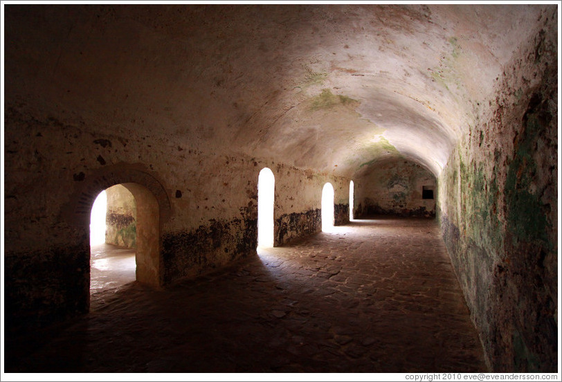 Holding area for women, Elmina Castle.