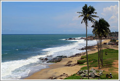 View of the coast from Elmina Castle.