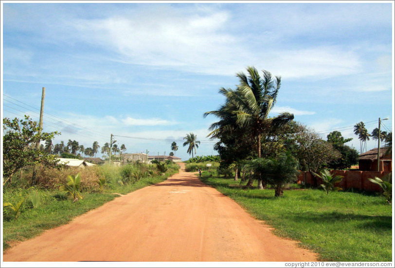 Dirt road.