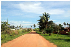 Dirt road.