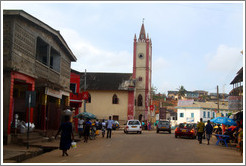 Methodist Church in the Elmina town center.