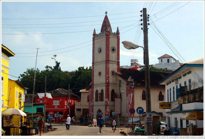 Methodist Church in the Elmina town center.