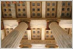 Ceiling.  Academy of Athens (&#913;&#954;&#945;&#948;&#951;&#956;&#943;&#945; &#913;&#952;&#951;&#957;&#974;&#957;).