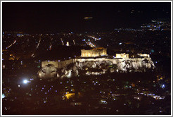 The Acropolis (&#913;&#954;&#961;&#972;&#960;&#959;&#955;&#951;) at night, viewed from Mount Lycabettus (&#923;&#965;&#954;&#945;&#946;&#951;&#964;&#964;&#972;&#962;).