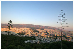 Athens viewed from Mount Lycabettus (&#923;&#965;&#954;&#945;&#946;&#951;&#964;&#964;&#972;&#962;).