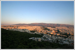 Athens viewed from Mount Lycabettus (&#923;&#965;&#954;&#945;&#946;&#951;&#964;&#964;&#972;&#962;).