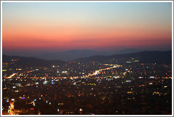 Athens viewed from Mount Lycabettus (&#923;&#965;&#954;&#945;&#946;&#951;&#964;&#964;&#972;&#962;) at sunset.