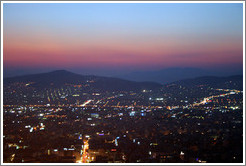 Athens viewed from Mount Lycabettus (&#923;&#965;&#954;&#945;&#946;&#951;&#964;&#964;&#972;&#962;) at sunset.