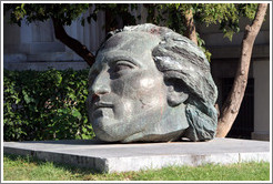 Monument to the victims of the Athens Polytechnic Uprising, November 17, 1973.