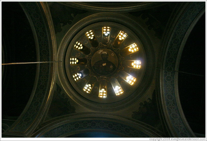 Ceiling of the church of Aghia Irene (&#913;&#947;&#943;&#945; &#917;&#953;&#961;&#942;&#957;&#951;).