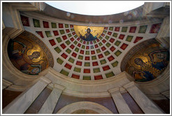 Ceiling of Church of Aghios Dionyssis Areopagitis, a.k.a. Dionysius the Areopagite (&#916;&#953;&#959;&#957;&#973;&#963;&#953;&#959;&#962; &#8001; &#7944;&#961;&#949;&#959;&#960;&#945;&#947;&#943;&#964;&#951;&#962;). 