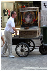 Laterna player.  Ermou (&#917;&#961;&#956;&#959;&#973;) street.