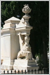 Winged female figure.  The First Cemetery of Athens (&#928;&#961;&#974;&#964;&#959; &#925;&#949;&#954;&#961;&#959;&#964;&#945;&#966;&#949;&#943;&#959; &#913;&#952;&#951;&#957;&#974;&#957;).