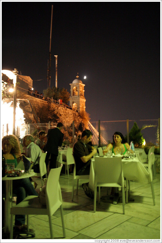 Likavittos restaurant at the top of Mount Lycabettus (&#923;&#965;&#954;&#945;&#946;&#951;&#964;&#964;&#972;&#962;).