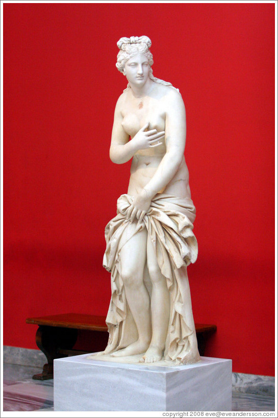 Statue of Aphrodite from the 2nd century AD.  National Archaeological Museum.